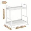 Caja organizadora de cosméticos minimalista de Amazon, tocador, escritorio, lápiz labial, productos para el cuidado de la piel, baño, estante de almacenamiento