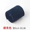 Fita de serapilheira acabamento corda de juta grossa rolo tecido para toalha de mesa linho plano feito à mão fita decorativa borda de fita colorida tira longa de tecido
