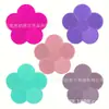 En stock 5 Colores Flor Maquillaje Pincel Silicona Almohadilla de Lavado Fácil de Limpiar Con Ventosa Lápiz de Cejas Esponja Limpieza Maquillaje Brochas Soportes