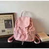 Mochila de Estilo Coreano con Lunares Retro de Alto Valor Estilo Nicho Nuevo Estilo Estilo Perezoso Estampado Diaria para Estudiante Chica Mochila Pequeña