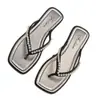 Chanclas Estilo Hada 2025 Nuevas Ins Moda Verano Pantuflas Para Mujer Uso Exterior Antideslizantes Suela Suave Sandalias de Playa
