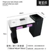 Nuevo Juego de Mesa para Manicure y Silla Estilo M1 Crema con Aspiradora Integrada de Alta Potencia de Tercera Generación Lámpara de Horneado con Luz Roja