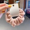 Elástico de Cabelo de Renda com Bolinhas Estilo Coreano para Mulheres, Novo Modelo Verão 2026, Faixa de Cabelo de Cetim de Alta Qualidade
