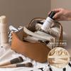 Bolsa de Cosméticos para Mujer, Gran Capacidad, Portátil, de Alta Gama, Nuevo Estilo Moderno, Popular Bolsa de Almacenamiento para Maquillaje de Viaje, Lápiz Labial, Artículos de Aseo
