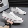2025 tênis de lona casual masculino para casais sapatos masculinos coreanos de cano baixo pequenos sapatos brancos clássicos atacado sapatos vulcanizados