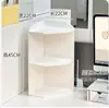 Prateleira de Canto para Armazenamento de Mesa, Prateleira de Canto para Estações de Trabalho, Mesa de Dormitório, Papelaria, Cosméticos, Prateleira de Armazenamento Tipo Gaveta