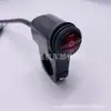 Accesorios de Modificación para Manillar de Motocicleta Botón Redondo Impermeable de Tres Velocidades Sin Luz Interruptor de Aleación de Aluminio