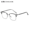 Nuevas y Modernas Monturas Cuadradas para Gafas para Hombre, Gafas sin Graduación con Filtro de Luz Azul, Se Pueden Personalizar con Lentes Graduados