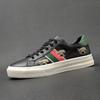 Tênis de couro genuíno sapatos da moda masculina todos os sapatos casuais masculinos correspondentes sapatos da moda europeus sapatos leves de luxo high-end dos homens sapatos de fundo macio