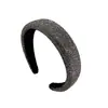 Diadema de Lujo y Estilo con Textura de Diamante Completa para Mujer, Accesorio para el Cabello Estilo Coreano