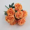 Ramo de rosas de simulación de comercio exterior, flores falsas, decoración del hogar, accesorios de fotografía, rosas, 10 rosas rojas