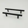 Manija de Mueble de Aleación de Aluminio Negro Mate Rociable Cabezal de Montaje Cilíndrico en Ambos Extremos Venta Directa de Fábrica