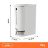 Hogar Nuevo Cubo de Arroz de Plástico a Prueba de Insectos y Humedad Cubo Sellado Tanque de Arroz Tanque de Almacenamiento de Harina Caja de Almacenamiento de Granos Caja de Arroz