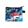 Nuevo Monedero Ledi Super Wings Caricatura Linda Bolsa para Monedas con Cremallera Bolsa Pequeña de Almacenamiento para Estudiantes Venta al por Mayor