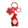 Nuevo Llavero de Navidad, Lindo Llavero de Muñeco de Papá Noel Tridimensional, Colgante para Mochila de Pareja, Venta al por Mayor de Regalos