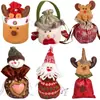 Bolsa de Regalo Navideña Bolsa de Regalo Bolsa de Dulces Bolsa de Regalo de Papá Noel Suministros Navideños Accesorios Caja de Regalo de Terciopelo Dorado