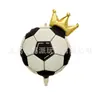 Globo de Fútbol de Pie Nuevo Grande Copa del Mundo de Fútbol Bota de Oro Premio Reunión Deportiva Decoración con Globo Globo de Película de Aluminio