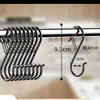 Gancho de acero inoxidable en forma de S a prueba de viento, gancho para colgar sin taladro para cocina y dormitorio, perchero, tendedero para tocino, herramienta de almacenamiento