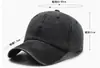 Gorras de Béisbol Lavadas de Alta Gama Estilo Europeo y Americano con Bordado de Logo Personalizado, Gorras Vintage de Pico de Pato, Sombreros de Mezclilla de Moda