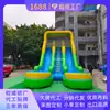 Piscina Inflável com Escorregador Combinado, Dupla Função de Escorregador e Brinquedo Aquático, Estrutura à Prova de Vazamentos, Entretenimento Familiar de Verão