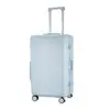 Maleta Amazon con marco de aluminio de 24 pulgadas, equipaje grande para facturar con ruedas universales silenciosas y diseño elegante