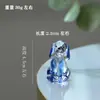 Adorno de Caballo Giratorio de Vidrio Cultural y Creativo de Zibo Mascota del Año del Caballo de Escritorio Figura Souvenir Decoración Regalo Pequeño Creativo