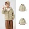 Jaqueta de Penas Infantil Balabala Outono e Inverno Roupa Meninos Meninas Casaco Bebê Combinando Pai-Filho Roupa Infantil Quente Tendência