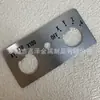Paneles Decorativos Metálicos Huecos Estampados, Etiquetas de Acero Inoxidable Cepillado, Placas de Identificación de Aleación de Aluminio con Adhesivo Posterior, Hecho a Medida