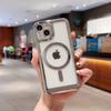Aplicable a la funda del teléfono móvil iPhone14ProMax MagSafe galvanoplastia succión magnética 11 carga 12 Apple 13 funda protectora X