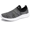 Explosiones Transfronterizas Zapatos Casuales de Color Sólido con Suela Gruesa para Hombres y Mujeres Zapatilla de Deporte para Pareja Zapatos de Correr de Malla a la Moda
