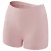 Shorts de Segurança Feminino, Tamanho Plus, Cueca Boxer Invisível, Fino Anti-Exposição, Pode Ser Usado por Fora, Levanta Bumbum, Cintura Média, Calcinha de Quatro Cantos