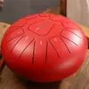 Hua Shu tambor etéreo de 8 pulgadas y 11 tonos instrumento de percusión tambor de lengua de acero para adultos introducción instrumento simple tambor etéreo portátil