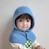 Gorro Multifuncional para Bebé Otoño e Invierno Gorro Cálido Bufanda Lindo Combinable para Bebés Hombres y Mujeres Gorro con Orejeras para Niños Gorro de Lana para Niños Moda