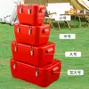 Caja de Acero Inoxidable para Conservar el Frío y Aislamiento Térmico Juego de 4 Piezas Calentador de Comida Contenedor de Almacenamiento Térmico