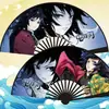 Modelo Novo para 26º Aniversário Leque Dobrável de Seda 10 polegadas com Concubina do Oficial Celestial Fã do Conan Mercadoria de Anime para o Verão