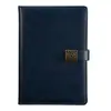 Fabricante A5 Retro Ventana Hebilla de Flor Cuaderno de Cuero PU Tapa Blanda Diario Planificador de Negocios de Alta Gama