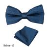 Corbata Vintage para Hombre de Negocios Pañuelo de Bolsillo Traje Camisa de Vestir Lazo Cuello Poliéster Patrón Roto Lazo