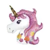 Globo de Película de Aluminio de Animales de Dibujos Animados Personalizado Globo para Fiesta del Día del Niño Decoración de Cumpleaños Diseño Globo de Unicornio de Papel de Aluminio