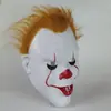 Explosões de Halloween alma de palhaço noite 2 máscara cabelo amarelo Festa cosplay engraçada adereços de terror atacado