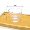 Vela de Gelatina Vidro Artesanal diy Vela de Aromaterapia Mãe e Xícara de Mãe Xícara Montanha de Neve Pata Alta Espessada Resistente a Altas Temperaturas Xícara