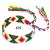 Popular en Europa y América: Pulseras Tejidas Arcoíris Hechas a Mano en Estilo Étnico Nepalí, Venta al por Mayor de Joyería
