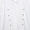 Top de camisa popeline estilo pop europeu e americano novo de verão transfronteiriço 2026 com decoração de fivela de nó 7019310 cor