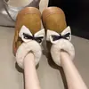 Zapatos de Algodón Cálidos Antideslizantes con Forro Polar de Moda 2025 Otoño e Invierno Nuevos Súper Populares con Suela Gruesa para Mujer para Exteriores