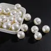 Accesorios de Ropa y Materiales para Joyería de Venta Caliente Transfronteriza, Perlas de Imitación No Porosas al por Mayor, Perlas Redondas No Porosas Blancas de Alto Brillo, Perlas Sueltas