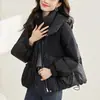 Chaqueta Corta de Algodón Plumón 2026 Nueva Holgada Engrosada Invierno Petite Cálida Chaqueta de Algodón Chaqueta con Capucha