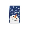 Paño de cocina navideño transfronterizo europeo y americano gofrado navideño de cocina absorbente paño de té multifuncional paño de limpieza para lavar platos