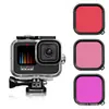 Carcasa Protectora Impermeable Universal para GoPro 13/12/11 Cubierta de Buceo de 60 Metros Accesorios para Cámara Deportiva de Ciclismo