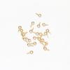 Hebilla de collar de oro genuino chapado en cobre hebilla universal de semilla de melón tornillo clavo de ojo de oveja accesorios de conexión de pulsera de joyería hecha a mano DIY