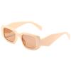 Gafas de Sol Cuadradas de Moda con Montura Pequeña, Gafas de Sol Angulares Personalizadas, Gafas Hip-Hop Disco para Celebridad de Internet Transfronteriza Femenina, Street Shooting