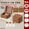 Caja de Colección de Recuerdos de Lanugo de Bebé y Cordón Umbilical Fabricación Conmemoración de los Cien Días y Luna Llena del Recién Nacido Botella de Conservación de Lanugo y Dientes de Bebé